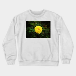 Autumn Yellow Rose Crewneck Sweatshirt